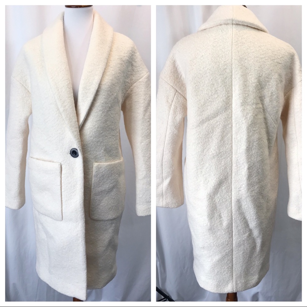 NWT | Express Wool Cocoon Coat - Picture 5 of 7